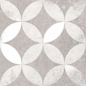 Carrelage style ancien Quatre-feuilles 20x20 cm