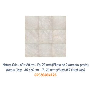 Tendance Pierre NATURA GRIS