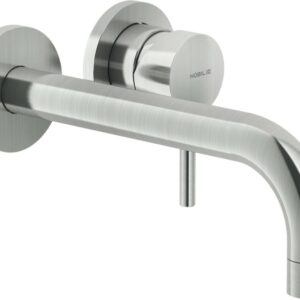 Set de finition mitigeur lavabo LIVE à encastrer - Chromé - Bec longueur 200 mm