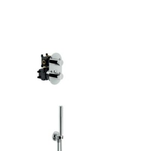 Nobili WESK102/TCR Mitigeur de douche mural avec pomme de douche - chrome