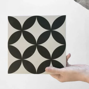 Decor Fleur Noir